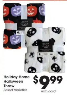 Gerbes Holiday Home Halloween Throw offer
