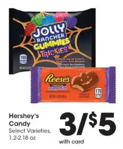 Gerbes Hershey's Candy offer