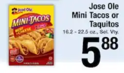 Harvest Foods Jose Ole Mini Tacos or Taquitos offer
