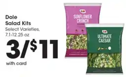 Gerbes Dole Salad Kits offer