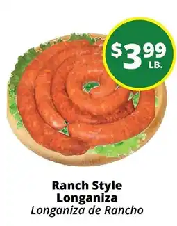 Rancho Markets Ranch Style Longaniza offer