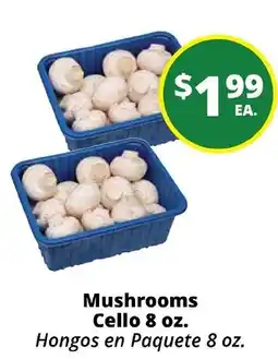 Rancho Markets Mushrooms offer