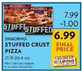 Digiorno stuffed crust pizza
