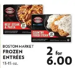 Reasors Boston market frozen entrées offer