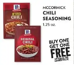Reasors McCormick chili seasoning offer