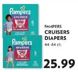 Reasors Pampers cruisers diapers offer