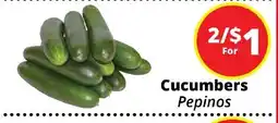 Rancho Markets Cucumbers Pepinos offer