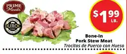 Rancho Markets Prime Meats Bone-In Pork Stew Meat offer