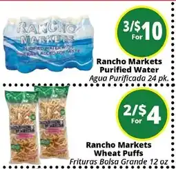 Rancho Markets Rancho Markets Purified Water offer