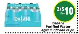 Rancho Markets Dasani Purified Water offer