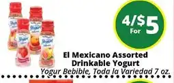 Rancho Markets El Mexicano Assorted Drinkable Yogurt offer