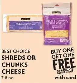 Reasors BelGioioso Colby & Monterey Jack Cheese offer