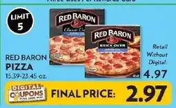 Reasors Red Baron pizza offer