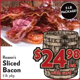 Reasors Reason's Sliced Bacon offer