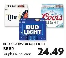 Reasors Bud, Coors or Miller Lite Beer offer