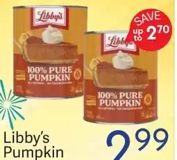 Riesbeck Libby's Pumpkin offer