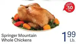 Riesbeck Springer Mountain Whole Chickens offer