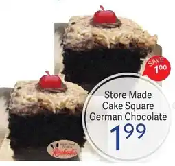 Riesbeck Store Made Cake Square German Chocolate offer