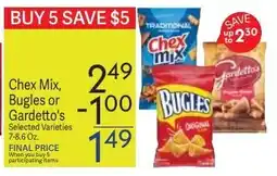 Riesbeck Chex Mix, Bugles or Gardetto's offer