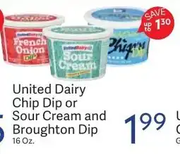 Riesbeck United Dairy Chip Dip or Sour Cream and Broughton Dip offer