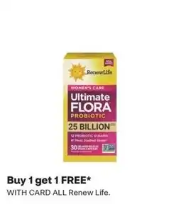 CVS Renew Life ultimate flora probiotic offer