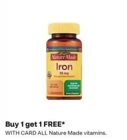 CVS Nature Made Iron offer