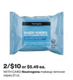 CVS Neutrogena makeup remover wipes offer