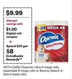 CVS Charmin Ultra Strong offer