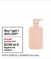 CVS Monday hair care offer