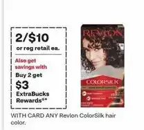 CVS Revlon ColorSilk hair color offer