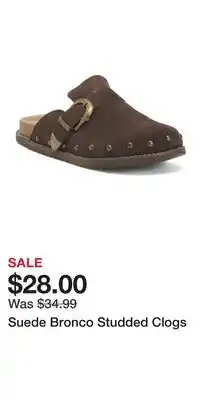 TJ Maxx Suede Bronco Studded Clogs offer