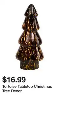 TJ Maxx Tortoise Tabletop Christmas Tree Decor offer