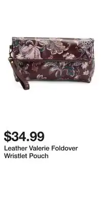 TJ Maxx Leather Valerie Foldover Wristlet Pouch offer