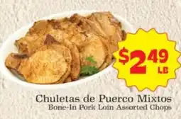 Supermercado Nuestra Familia Chuletas de Puerco Mixtos offer