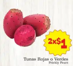 Supermercado Nuestra Familia Tunas Rojas o Verdes offer