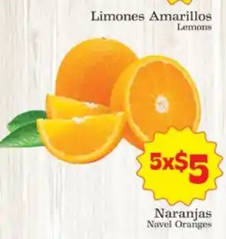 Supermercado Nuestra Familia Limonas Amarillos Lemons offer