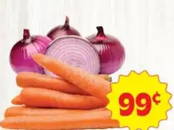 Supermercado Nuestra Familia Onions and carrots offer