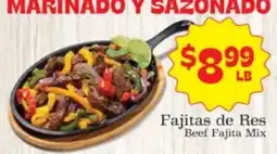 Supermercado Nuestra Familia Beef Fajita Mix offer