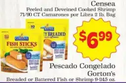 Supermercado Nuestra Familia Gorton's Breaded or Battered Fish or Shrimp offer
