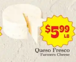 Supermercado Nuestra Familia Queso Fresco Farmers Cheese offer