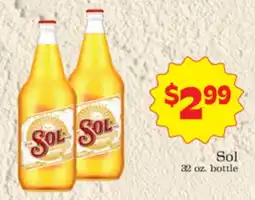 Supermercado Nuestra Familia Sol 32 oz. bottle offer