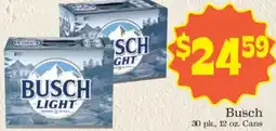 Supermercado Nuestra Familia Busch Light offer