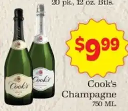 Supermercado Nuestra Familia Cook's Champagne offer
