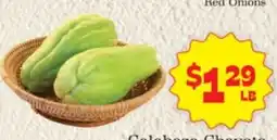 Supermercado Nuestra Familia Calabase Chayote offer