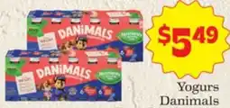 Supermercado Nuestra Familia Yogurs Danimals offer