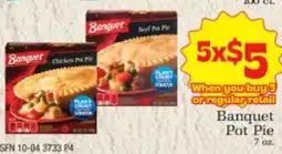 Supermercado Nuestra Familia Banquet Pot Pie offer