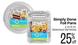 Rosauers Simply Done Foil Pans offer