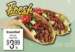 Rosauers Ground Beef offer