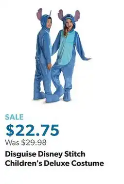 Sam's Club Disguise Disney Stitch Children's Deluxe Costume offer