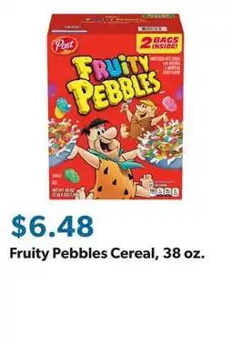 Sam's Club Fruity Pebbles Cereal, 38 oz offer